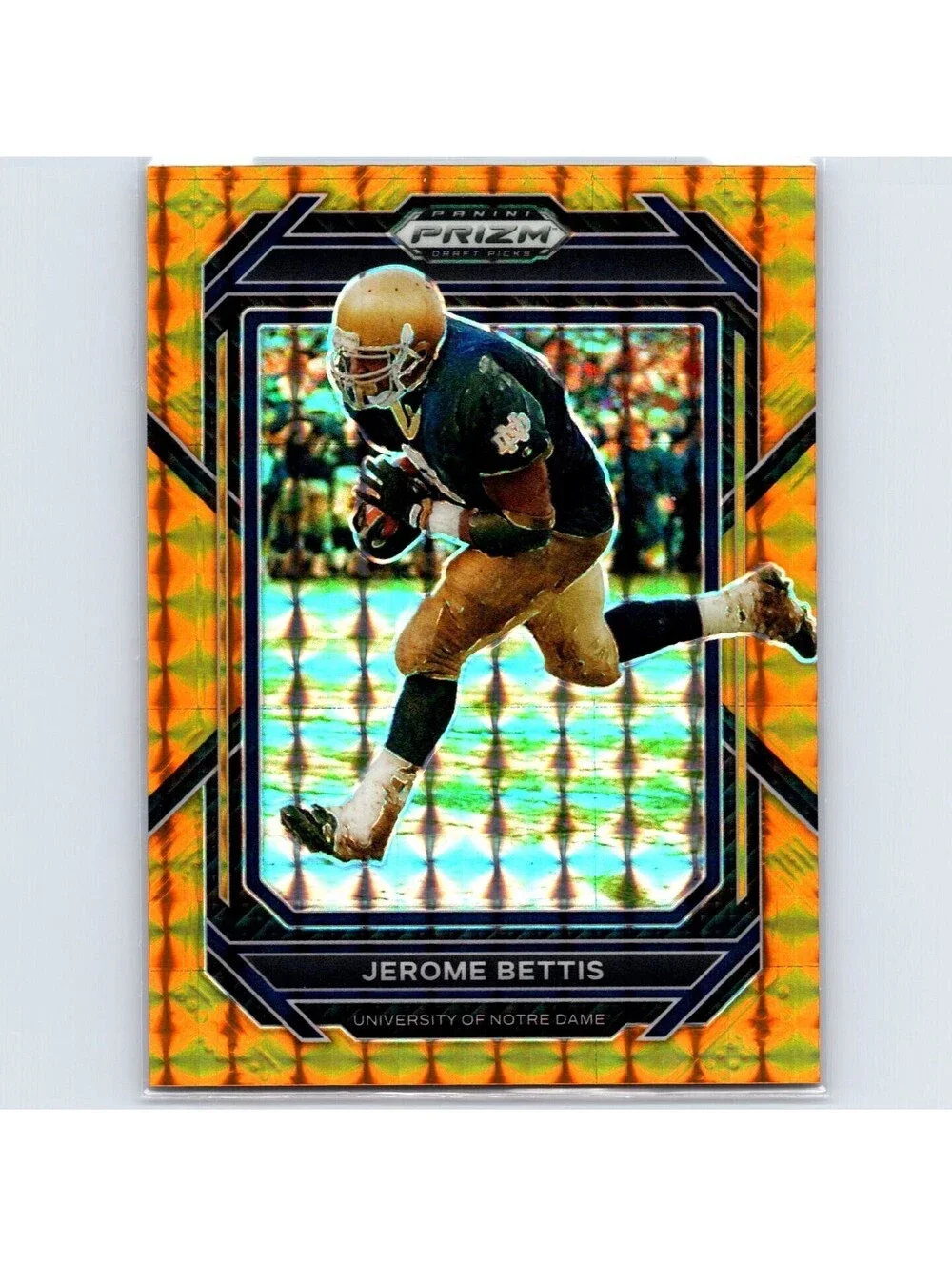 2023 Panini Prizm Draft Picks - Jerome Bettis #50 - Orange Finite #/39